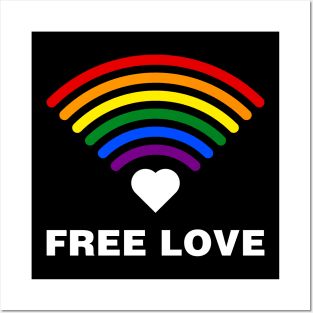 Free Love ✅ Pride Posters and Art